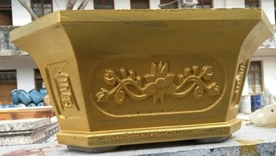 Цементный цветочный горшок ABS плесень большой размер бетонная форма для суккулентных растений ручной работы украшения дома садовый инструмент