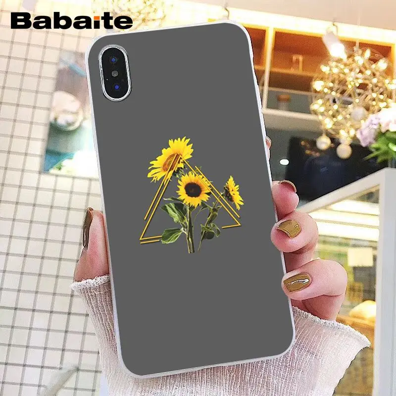 A7 Babaite Love Passion Ball желтый подсолнух арт эстетический чехол для телефона для iphone 11 Pro 11Pro Max 8 7 6 6S Plus X XS MAX 5S SE XR - Цвет: A7