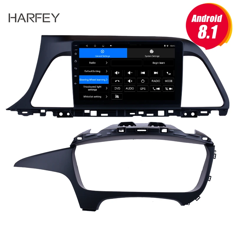 Harfey Android 8 1 для 2015 2016 2017 Hyundai Sonata 9 &quotавтомобильный стерео радио головное