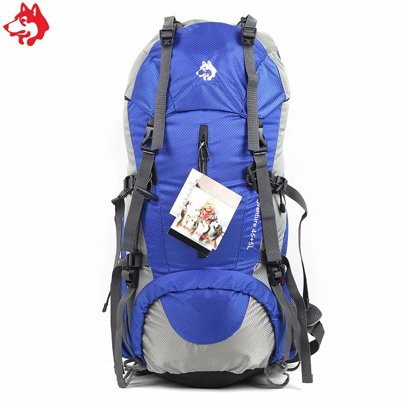 50л синий/оранжевый/зеленый/красный мужской походный рюкзак с дождевиком большой