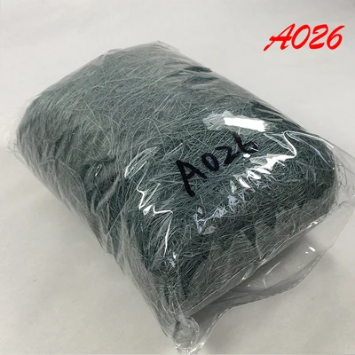 A026-dark gray 10g 10 г Натуральный сизаль деревенский Свадебный DIY букет цветов Подарочная коробка Декор упаковка принадлежности гнездо Искусство ремесло конфетти Рождество Декор - Цвет: A026-dark gray 10g
