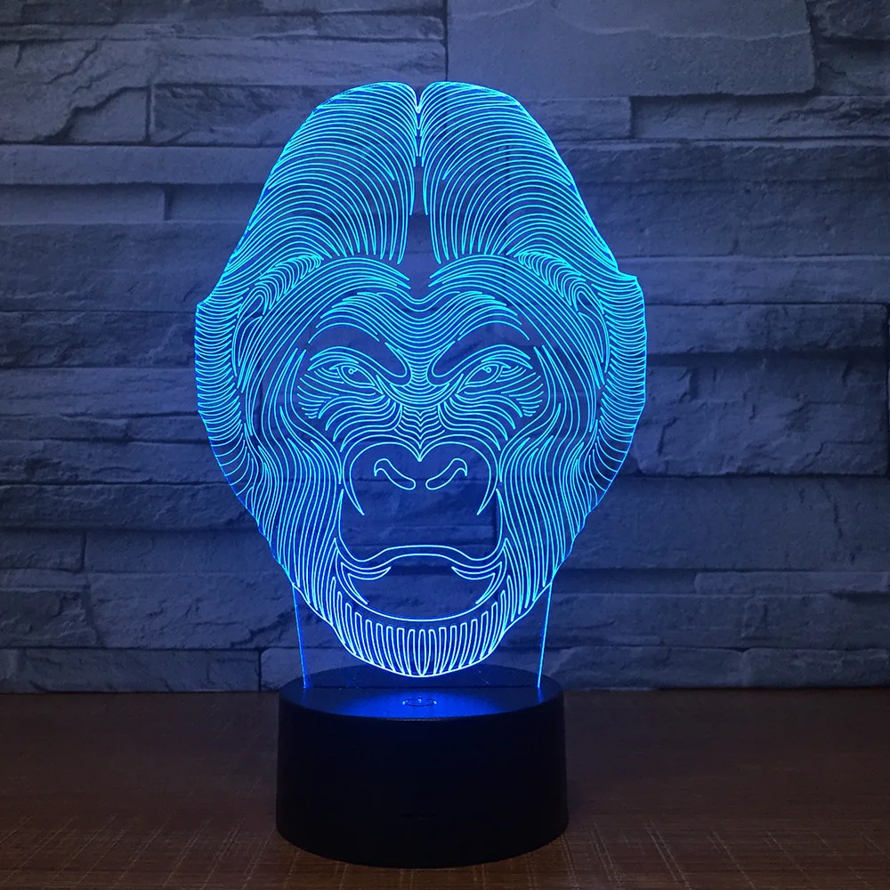 3d маленький ночник с дистанционным управлением оптовая продажа светодиодный Usb