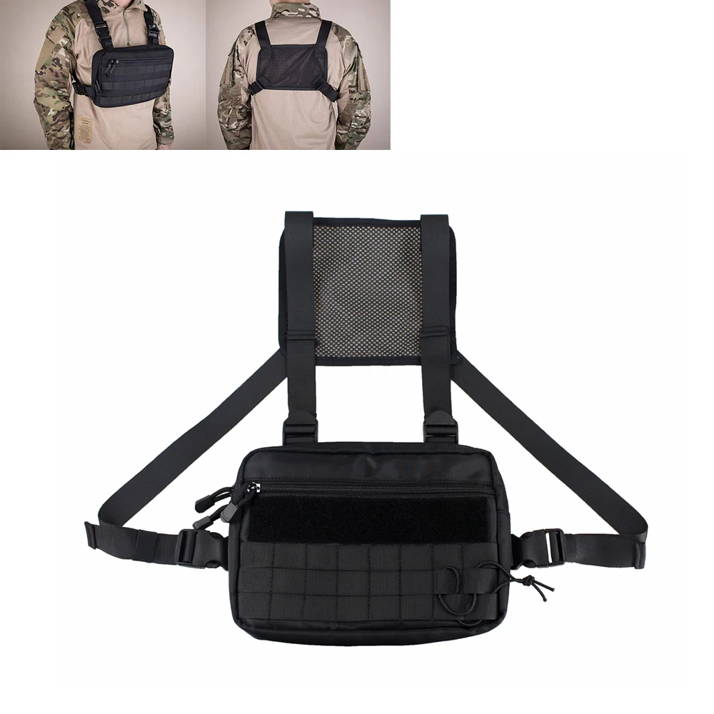 Molle сумка тактическая Боевая нагрудная сумка многоцелевой скрытый EDC сумка для переноски