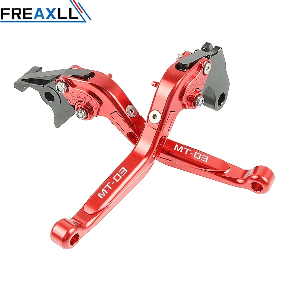 Motorcycle Accessories For YAMAHA MT-03 MT 03 2005-2006 2015 2016 2017 CNC Handlebar Folding Extendable Brake Clutch Levers | Автомобили и