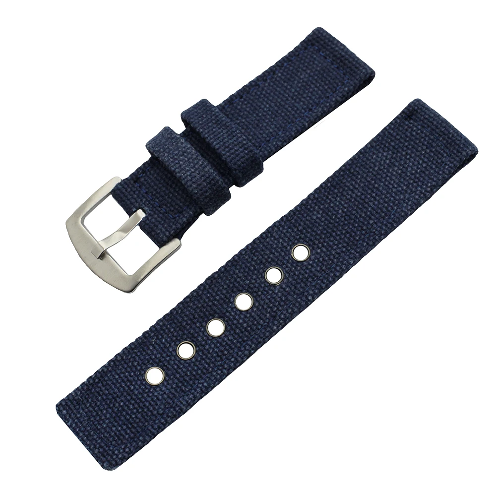 Nylon Nato Watch Band 18mm 20mm 22mm 24mm for Orient Men Women Canvas Fabric Strap Wrist Loop Belt Bracelet Black Blue Green