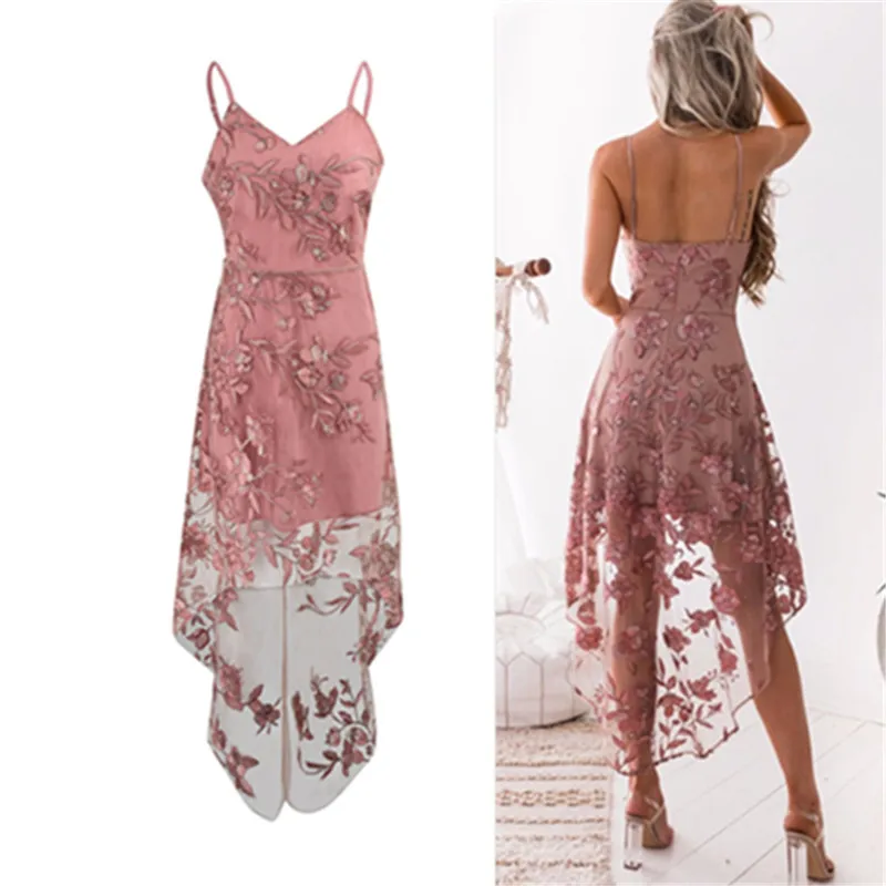 

2019 Hot Womens Dress Fashion Sleeveless Sexy Backless Hollow Out Mini Dress Summer Solid Slim Elegant Dress For Womens