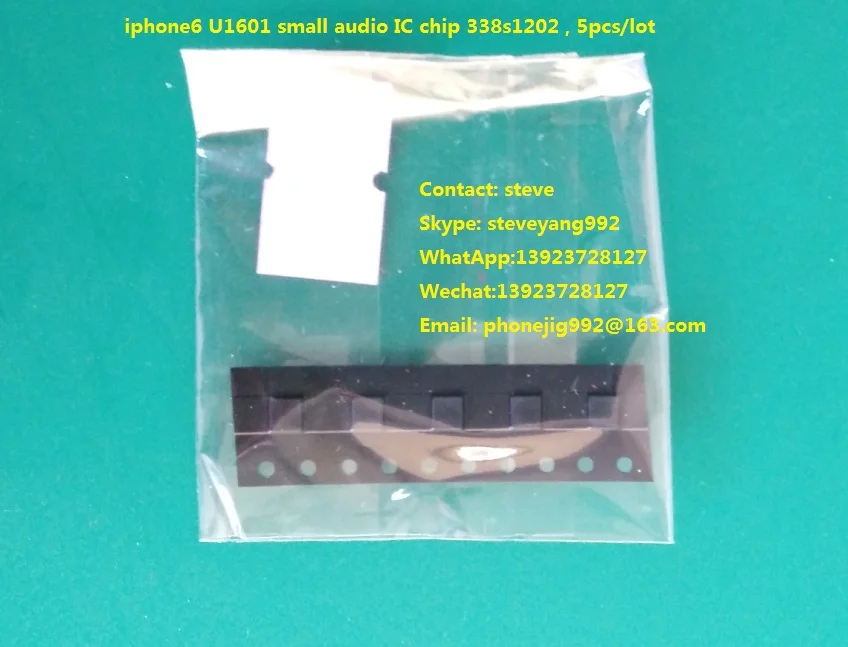 Iphone6 U1601 маленький аудио IC чип 338s1202 для iphone 6 + p plus 5 шт./лот оригинал|chip|chip icsm 2 |