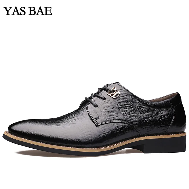 Мужской китайский бренд итальянский модный стиль кожаная модельная офисная