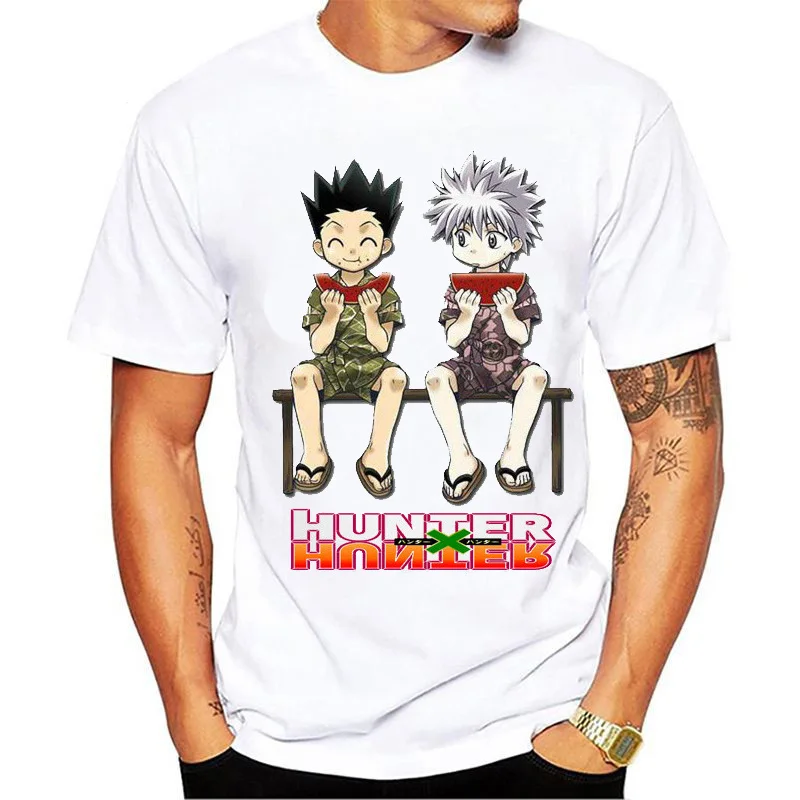 Picture-5 Мужская и женская дизайнерская футболка Hunter X Hunter, Карнавальная футболка GON FREECSS, новинка, аниме Kurapika, модная футболка Killua Zoldyck, футболки - Цвет: Picture-5