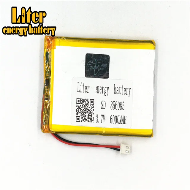 XHR-2P 2 54 6000MAH 856085 3 7 V литий-полимерное зарядное устройство большой емкости для