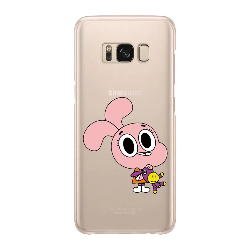 Аниме ТВ удивительный мир Gumball программный телефон задняя крышка для samsung S7 S8 S6