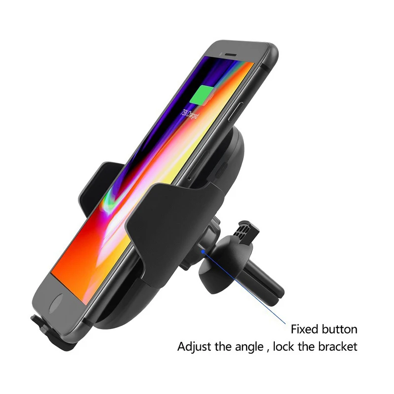 AIYIMA 10 Вт автомобильное крепление Qi Беспроводное зарядное устройство для iPhone XS Max X