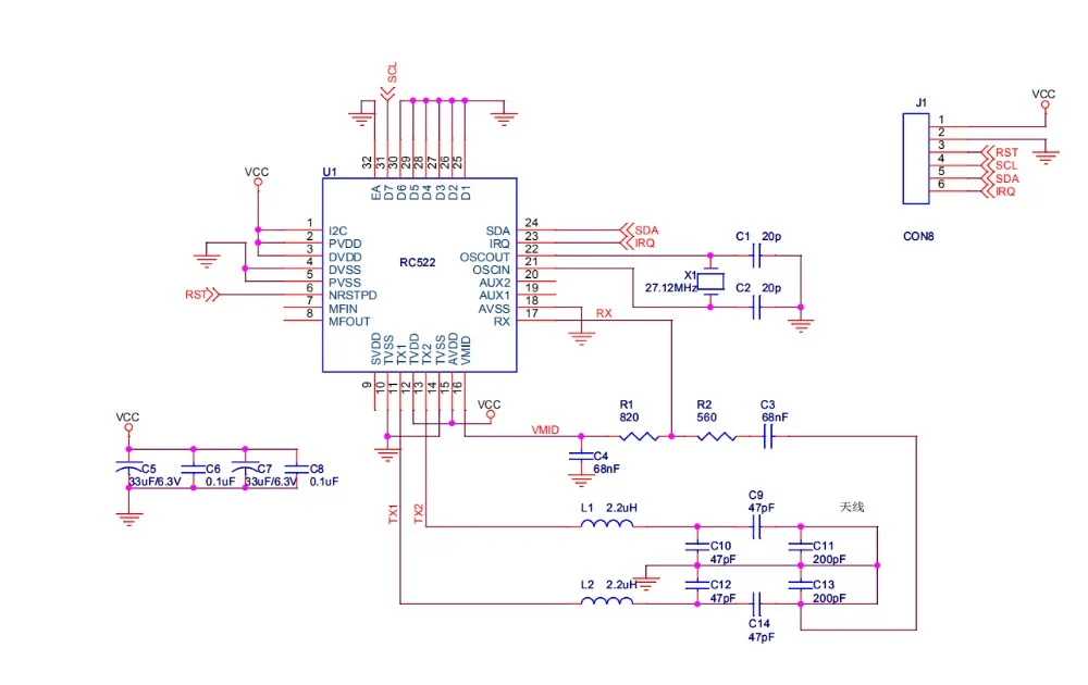 RC522 IEC RFID модуль 13,56 МГц считыватель карт писатель модуль ИНТЕРФЕЙС IC карта RF сенсор модуль ультра-маленький