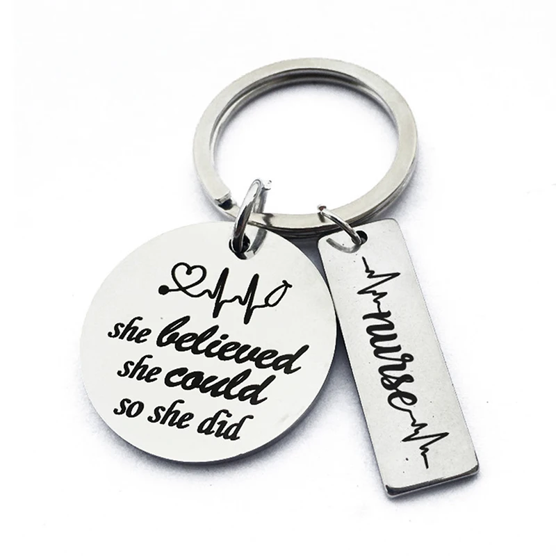 Брелок электрокардиограмма подарок врачу она верила что сможет|Брелоки| |