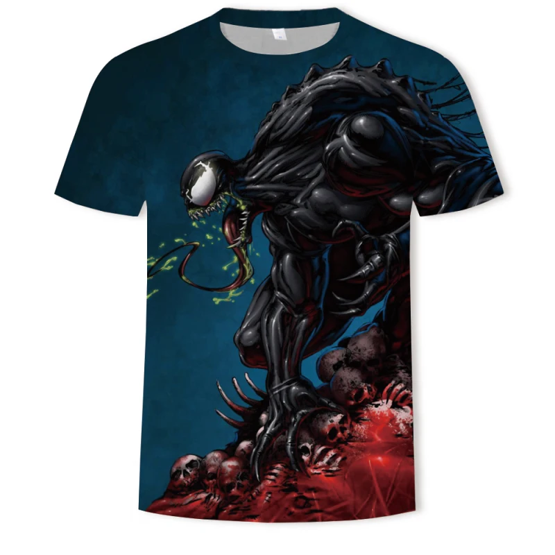 2019 Hot Venom T-shirt Men Women Casual 3d priting t shirt Funny t-shirt harajoku streetwear super man tshirt | Мужская одежда