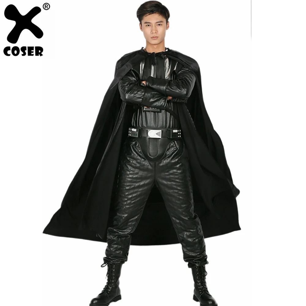 XCOSER Дарт Вейдер костюм взрослый полный наряд для Хэллоуина Косплей вечерние костюм для шоу для мужчин Взрослый костюм профессиональный Косплей