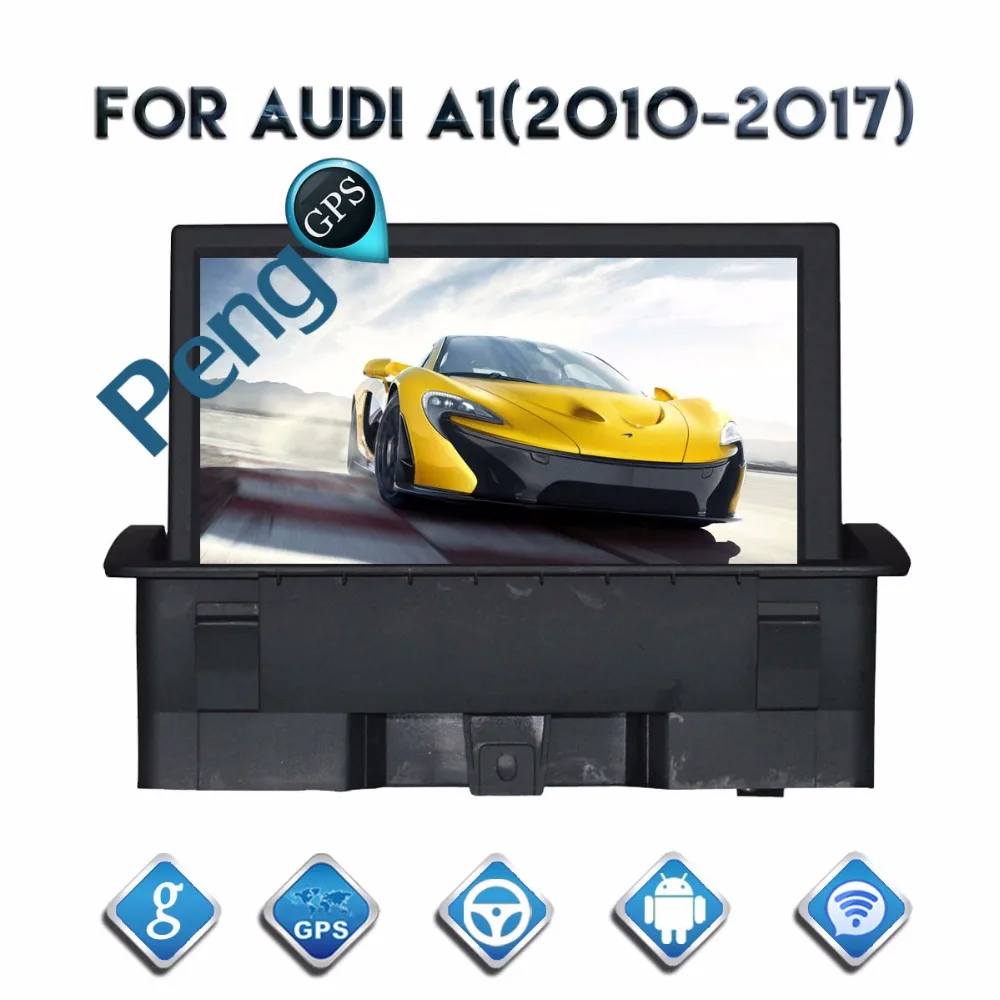 Автомагнитола 2 Din с четырёхъядерным процессором CD и DVD плеером Android 4 для AUDI A1 2010 2017