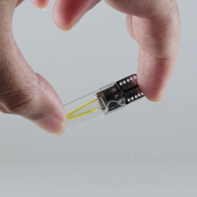 10 шт. ampoule T10 led w5w canbus стекло накаливания 12В 24В автомобильный клиновидный боковой
