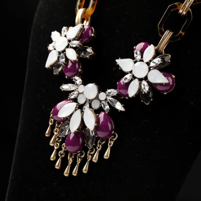 Оптовая цена Окт Винтажный стиль блестящий золотой цвет красочный цветок из