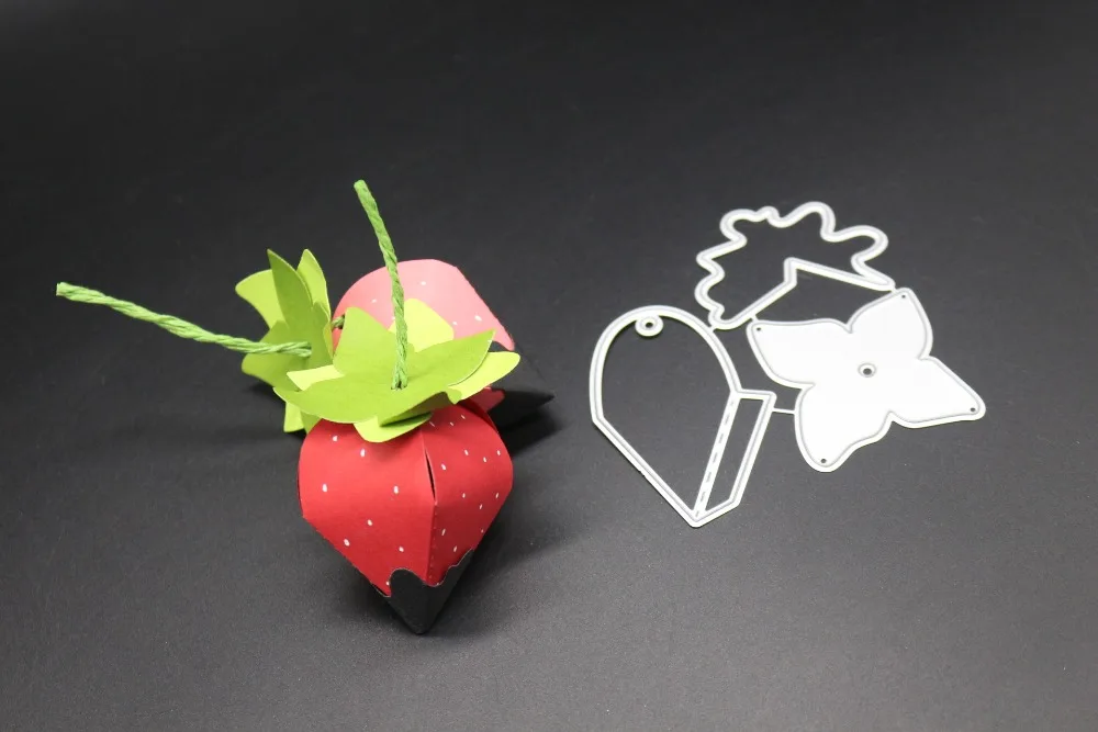 ZhuoAng Delicate strawberry Metal Cutting Mold DIY Scrapbook Album Decoration Supplies Clear Stamp Paper Card | Дом и сад