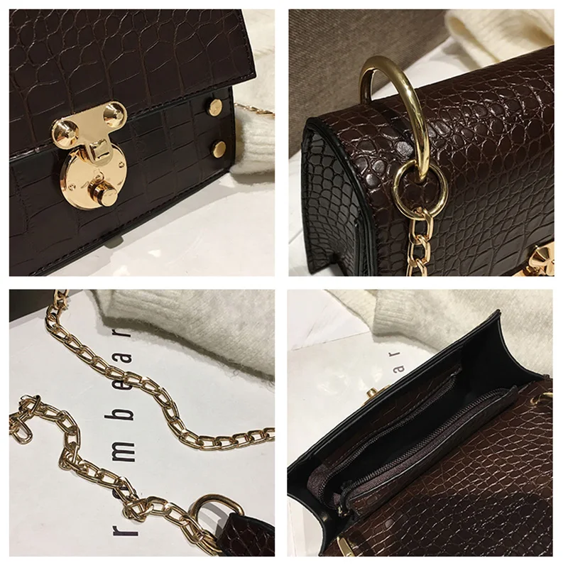 Bolsa Mujer сумки для Для женщин 2018 Роскошные Сумки дизайнер картины крокодила