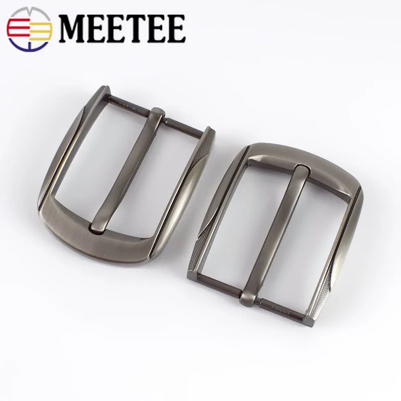 Meetee 5 шт. Модные металлические пряжки для мужского ремня Пряжка пояса ширина 38 39