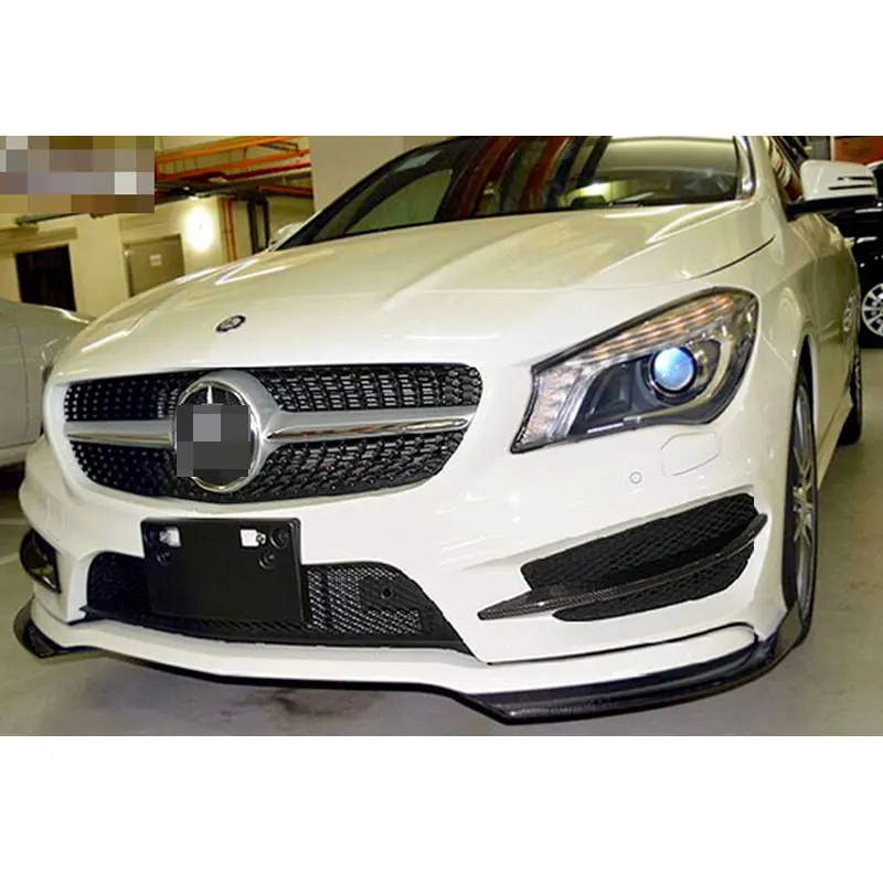 W117 переднего бампера спойлер Splitter чашки клапанами для Mercedes Benz W117 cla 200 cla180 cla220 cla250 cla45~ 2 шт./компл