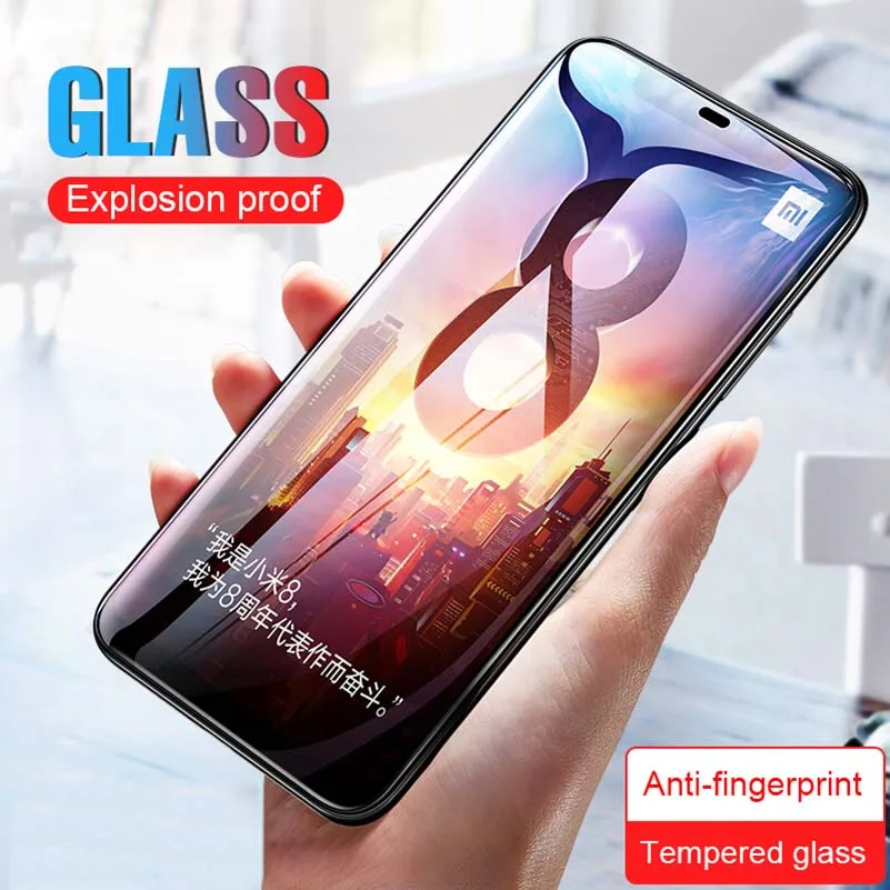 9H полное покрытие для Xiaomi Mi 8 Lite SE стекло закаленное Защита экрана Redmi Note 6 Pro Pocophone