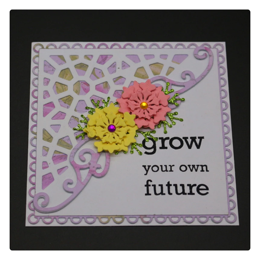 1748 цветочный чехол для скрапбукинга металлические режущие штампы трафареты