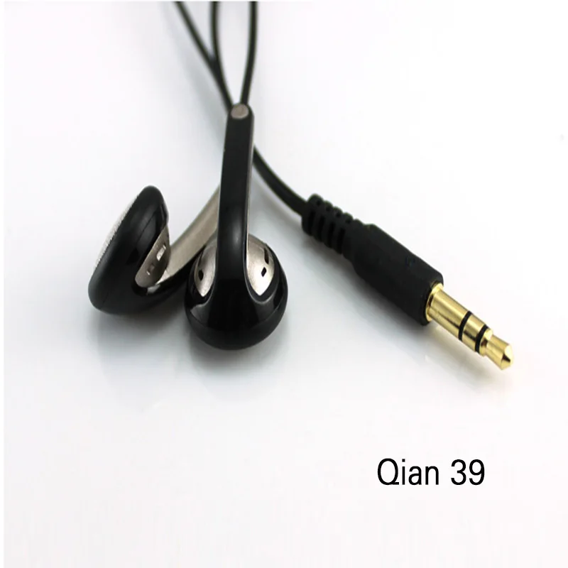 QianYun Qian39 Hi-Fi гарнитура, наушники, 3,5 мм, наушники с плоской головкой, динамические наушники с опциональным разъемом - Цвет: Straight Plug