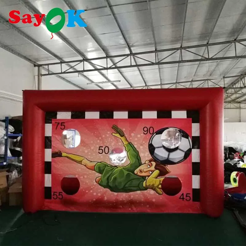 Sayok Commercial Portable Inflatable Football Dart Soccer Goal Target for Shooting Game | Игрушки и хобби