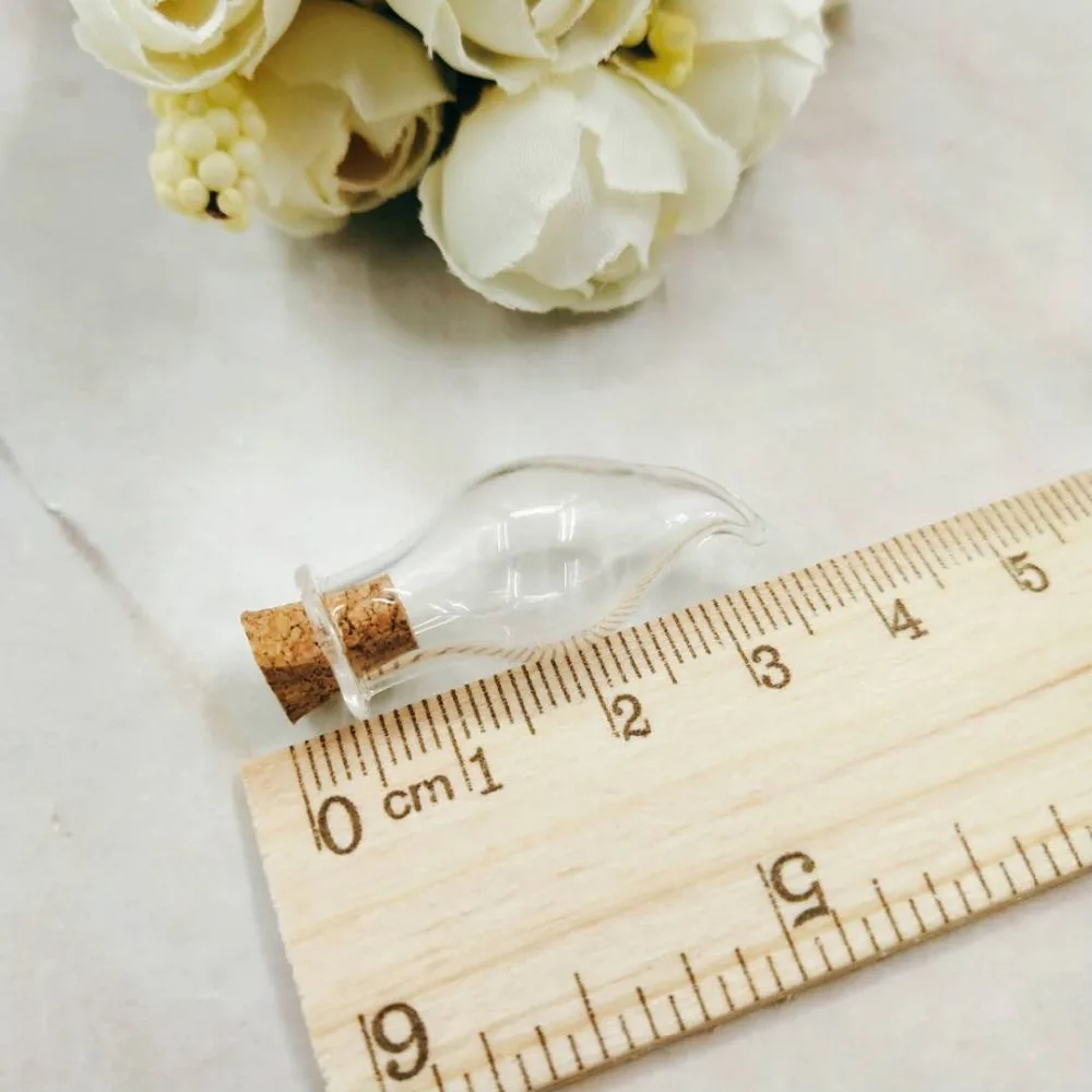 10 шт./лот прозрачная стеклянная пробка в форме перца чили бутылки для дыма