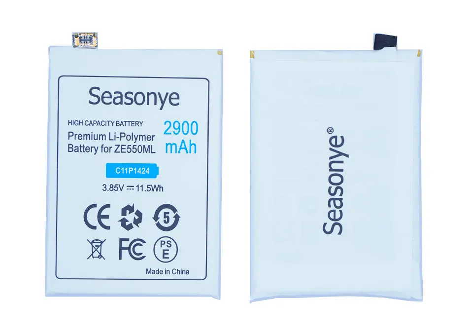 Seasonye 1x3000 мА/ч, C11P1424 Замена Батарея для ASUS Zenfone2 Zenfone 2 ZE550 мл Z008D ZE550ML ZE551ML Z00AD Z00ADB