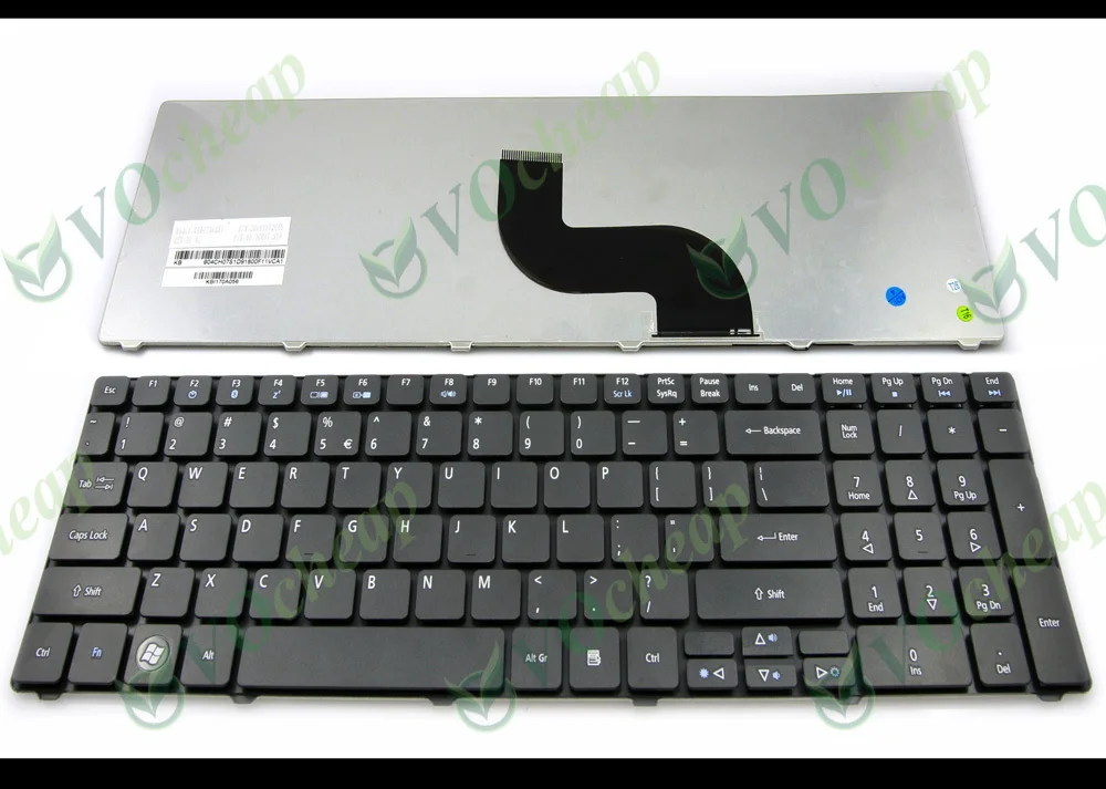 

Клавиатура для ноутбука Acer Aspire 5536, 5536G, 5738, 5738g, 5810, 5810T, 7735, 5336, 5410, 5741, 5252, 5742G, 5742Z, черная, США, 3 шт.