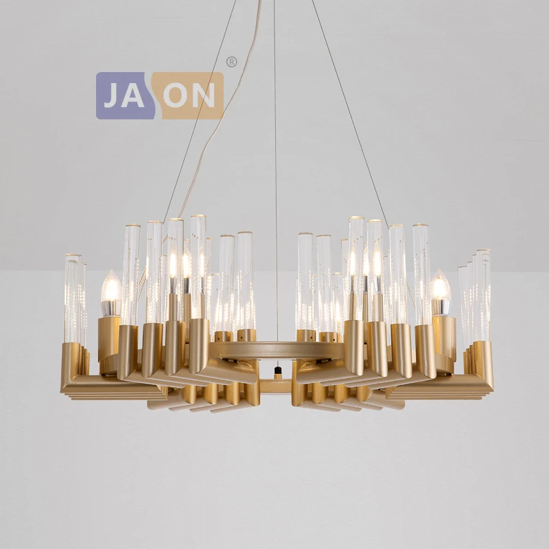 

led e14 Postmodern Iron Crystal Black Gold Round LED Lamp LED Light.Pendant Lights.Pendant Lamp.Pendant light For Dinning Room