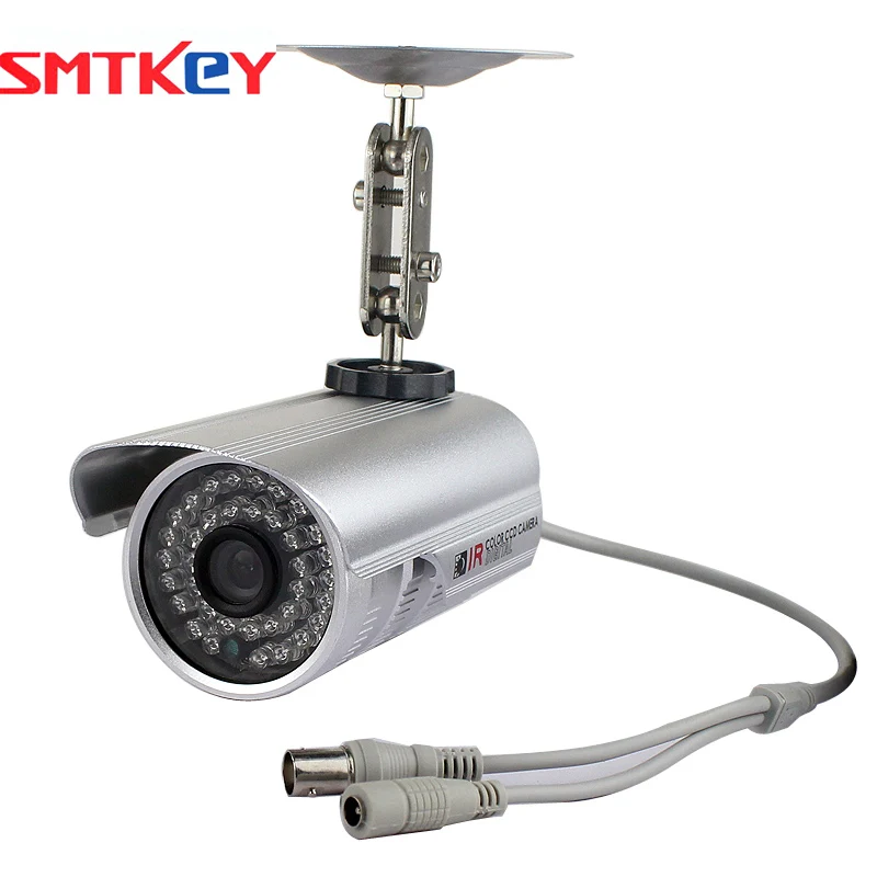 SMTKEY 6 мм Объектив 700tvl Водонепроницаемый Открытый ИК-Камеры ВИДЕОНАБЛЮДЕНИЯ
