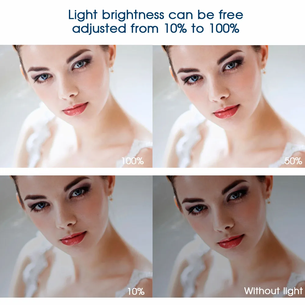 Travor 240 шт. Светодиодная лампа для видеосъемки с 2 цветными фильтрами 3200K 5500K IR