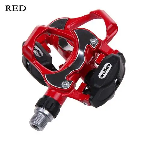 Wellgo R251 шоссейном велосипеде педали самоблокирующийся Алюминий сплав