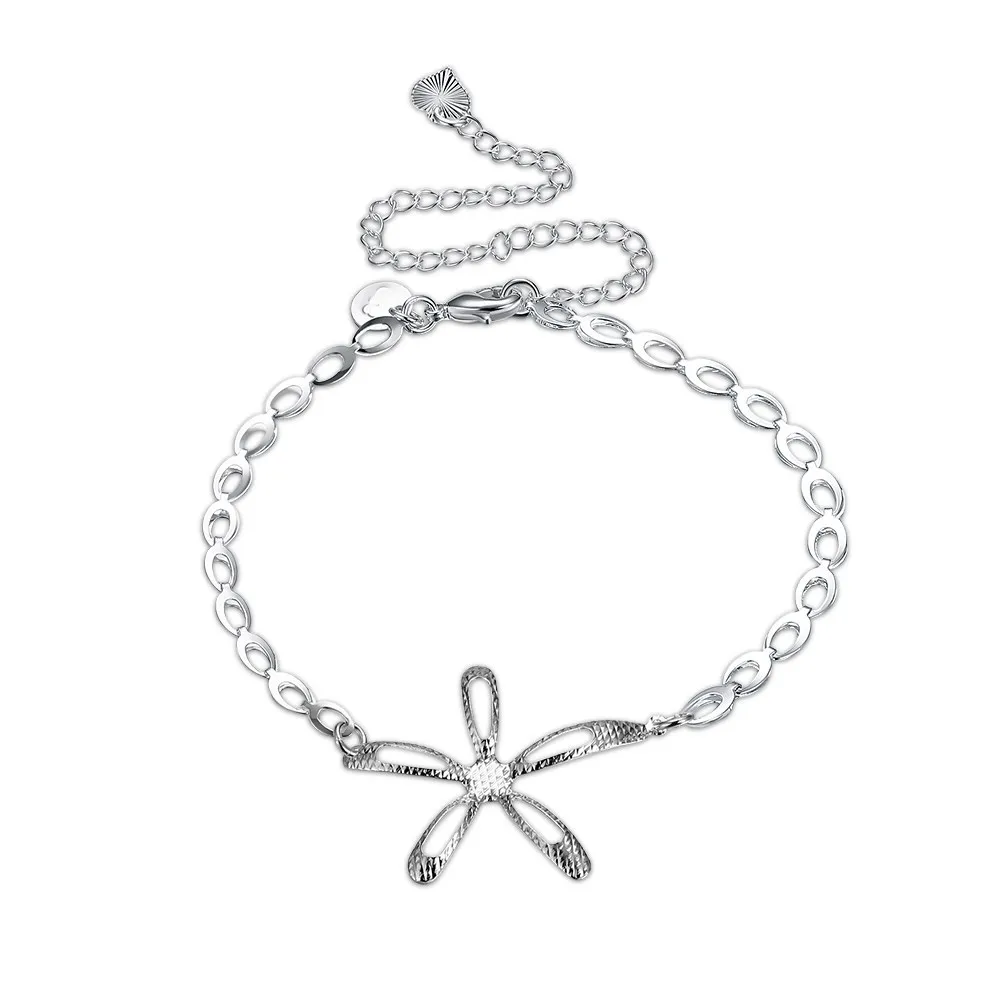 Новое поступление посеребренный браслет на ногу для женщин оптовая продажа