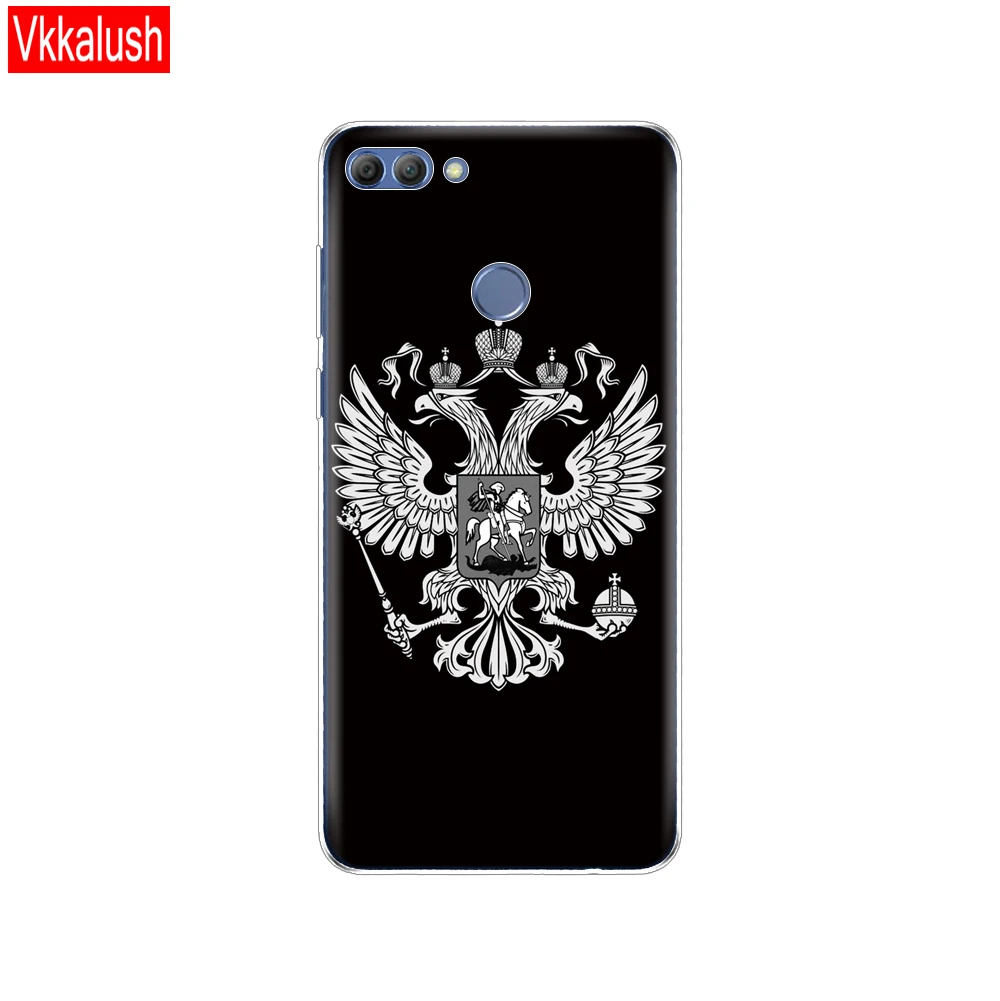 Чехол для телефона huawei P Smart Enjoy 7 S, Мягкий ТПУ силиконовый чехол на заднюю панель 360, полностью защитный прозрачный чехол с принтом - Цвет: 80057