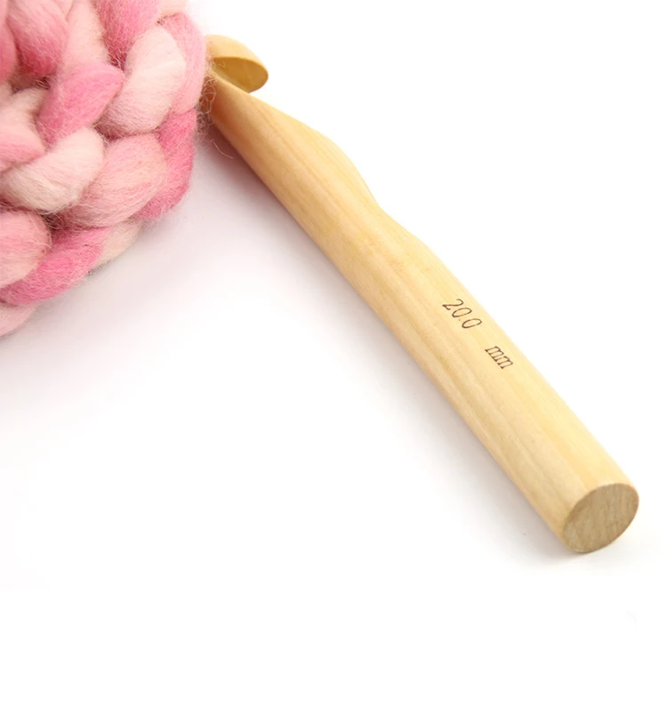 2 шт./лот 20 мм бамбуковые булавки для вязания крючком вязальные спицы сделай сам