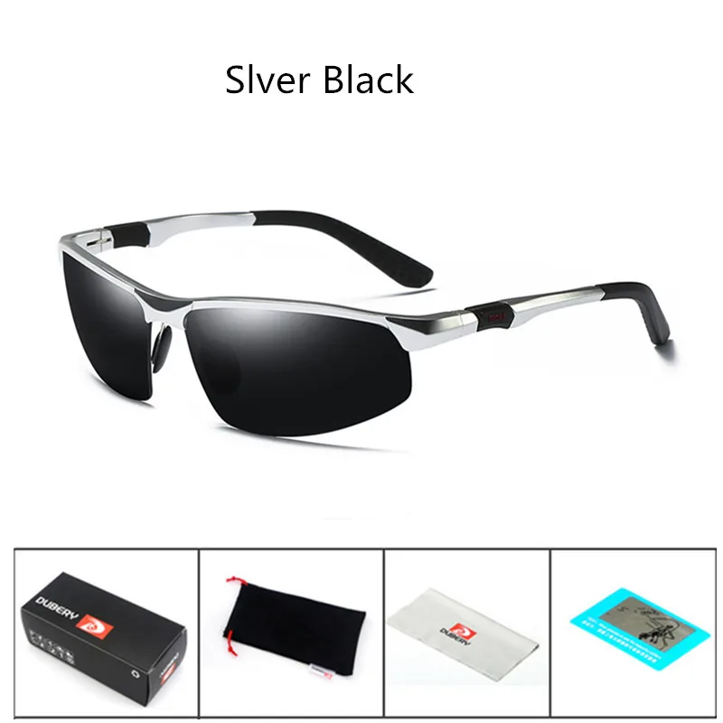 D3121 Silver Black Роскошные алюминиевые HD винтажные Поляризованные солнцезащитные очки для мужчин и женщин, солнцезащитные очки, брендовые дизайнерские очки gafas de sol lunette de soleil - Цвет линз: D3121 Silver Black