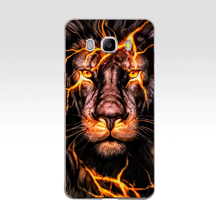 149 ZX лев тигр дизайн мягкий кейс из силикона и ТПУ для Samsung Galaxy j3 J5 J7 2016 2017 чехол