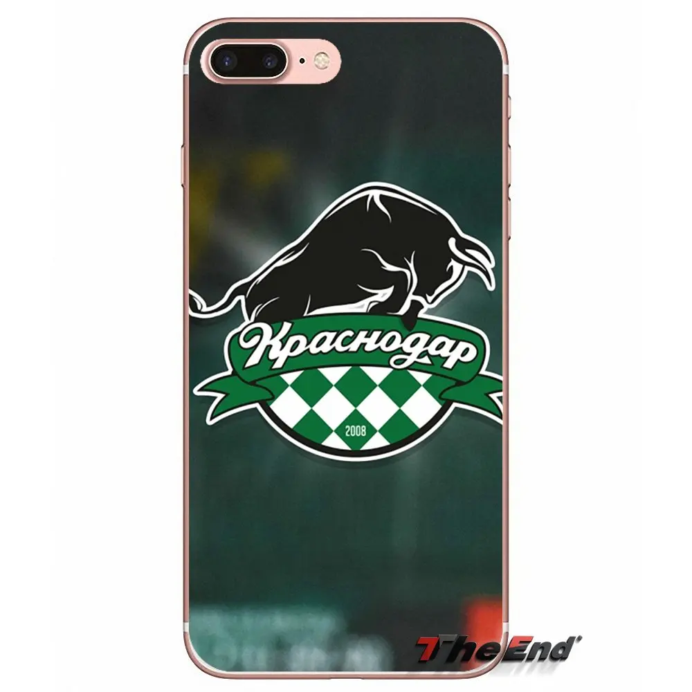 Чехол с логотипом для Samsung Galaxy S9 Plus Note 8 One oneplus 5T Meizu M5s LG V30 HTC U11 Capa Football Club FC Krasnodar Byki |