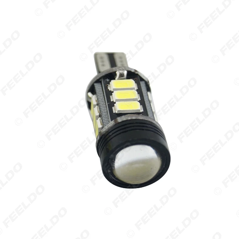 FEELDO 2 шт. 3 Цвет T15 5730SMD 12 светодиодный + 1 5 W 9W LED автомобиль светильник Canbus НЕТ ОШИБОК