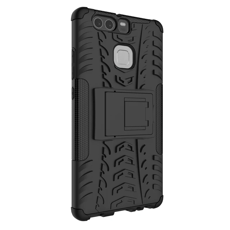 Армированный чехол с красивой оправой и прочная подставка защитный для Huawei P9 P 9 EVA