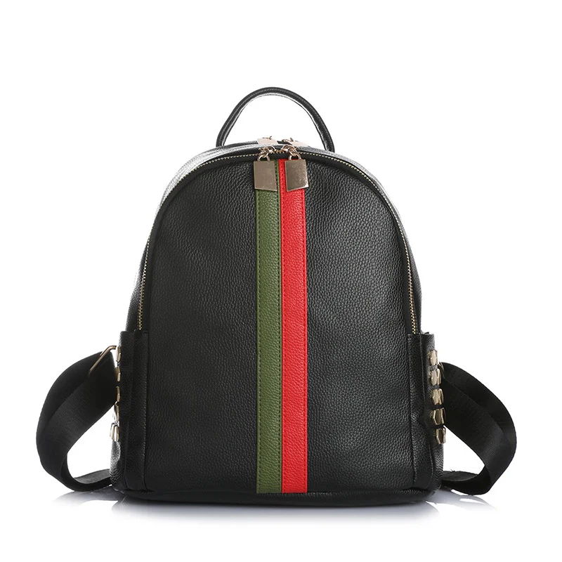 Новые модные женские туфли рюкзак высокое качество из искусственной кожи Рюкзак