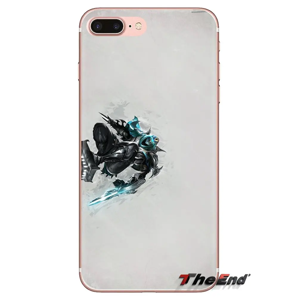For iPod Touch Apple iPhone 4 4S 5 5S SE 5C 6 6S 7 8 X XR XS Plus MAX Zed Game Transparent Soft Shell Covers |
