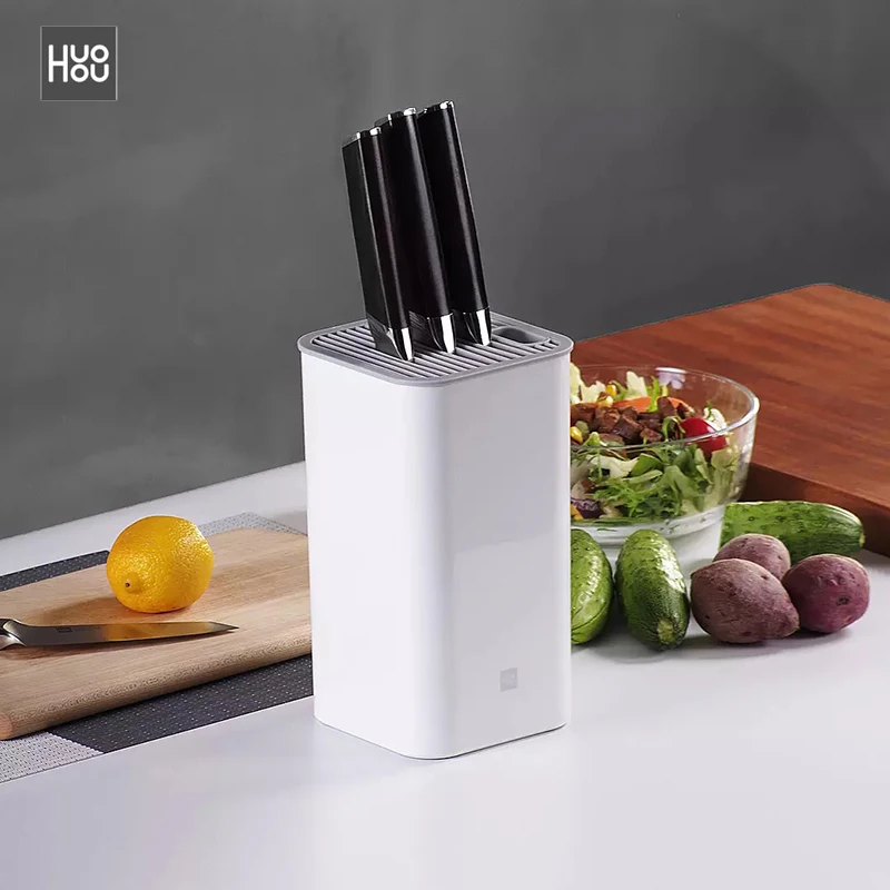 Xiaomi Mijia Huohou держатель для кухонных ножей многофункциональный инструментов блок