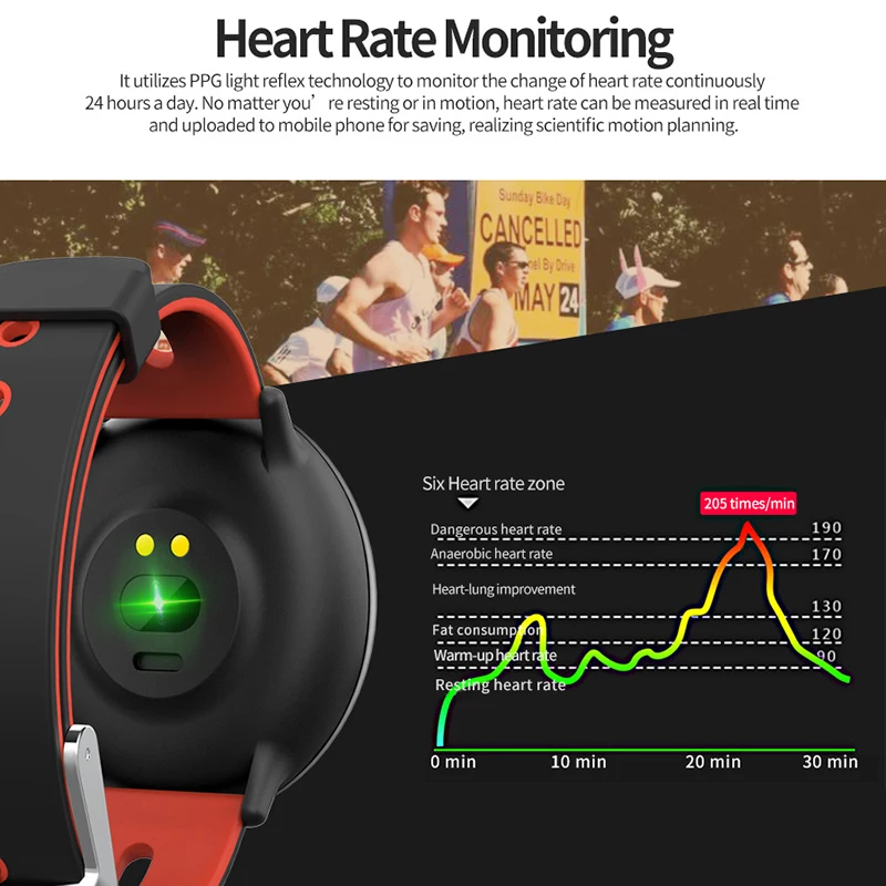 Модные спортивные Смарт часы мужские педометры Фитнес Массаж напоминание умные